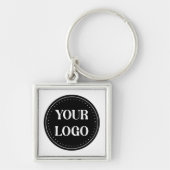 Porte-clés élégant, contemporain, poli et personnalisable (Devant)