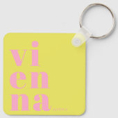 Porte-clés élégant de Vienne Autriche (Dos)