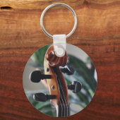 Porte-clés Élégant défilement de violon (Recto)