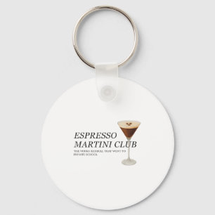 Porte-clés Elégant Espresso Martini Drôle Citation