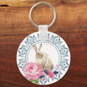 Porte-clés Elégant lapin de Pâques (Recto)