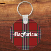 Porte-clés Élégant MacFarlane Tartan Plaid (Recto)