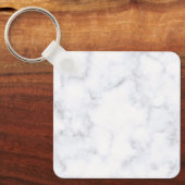 Porte-clés Elegant Modern White Marble (Recto)