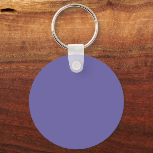 Porte-clés Élégant Moderne Monogramme de Nom Propre (Verso)