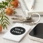 Porte-clés élégant, moderne, raffiné et modifiable (Devant droit)