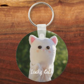 Porte-clés Elégant Moderne Simple Photo personnalisée (Recto)