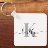 Porte-clés Élégant monogramme (Recto)