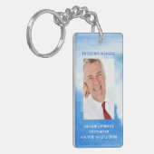 Porte-clés Élégant Nautique En Mémoire Amoureuse (Devant gauche)