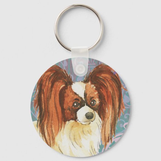 Porte-clés Élégant Papillon (Recto)