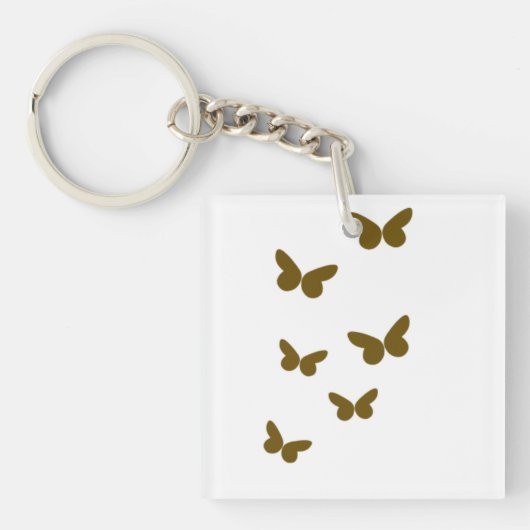 Porte-clés Élégant papillon Carrall (Devant)