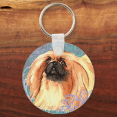 Porte-clés Elégant Pekingese (Recto)
