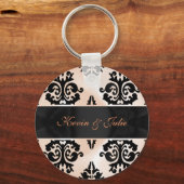 Porte-clés Élégant porte - clé damassé (Recto)