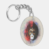 Porte-clés Elégant Porte - clé de Masque de Carnaval vénitien (Devant gauche)