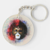 Porte-clés Elégant Porte - clé de Masque de Carnaval vénitien (Dos)