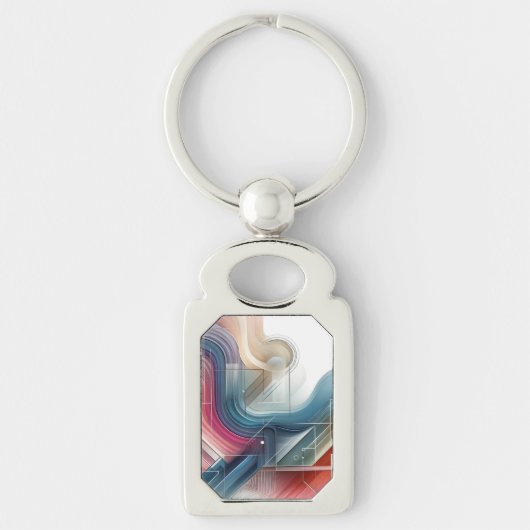 Porte-clés Élégant Porte - clé géométrique (Devant)