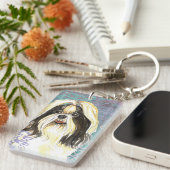 Porte-clés Elégant Porte - clé Shih Tzu (Devant droit)