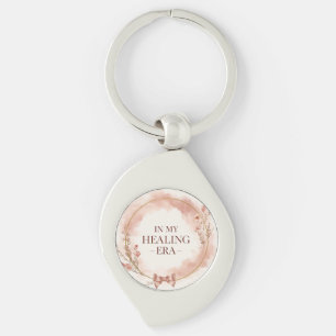 Porte-clés élégant rose pour mon ère de guérison e