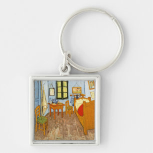Porte-clés Élégant Rustique Vincent Van Gogh - Chambre à Arle
