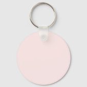 Porte-clés Élégant script merci carte cadeau rose blush (Verso)