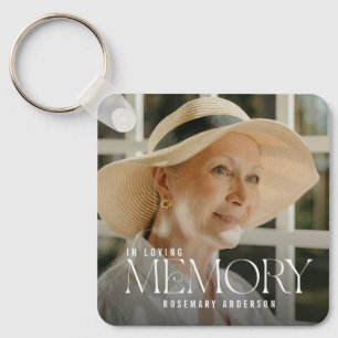 Porte-clés Élégant Souvenir Photo En Mémoire Aimante