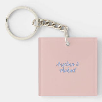 Porte-clés Élégant stylish tendance Unique Noms Calligraphie