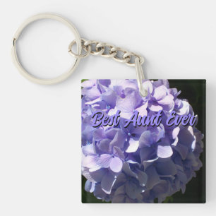 Porte-clés Élégant violet Hydrangea fleurs pourpres meilleur 
