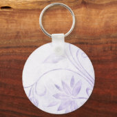 Porte-clés Élégant violet Vintage (Recto)