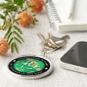 Porte-clés Élégante 19e anniversaire du Mariage de Jade (Côté)