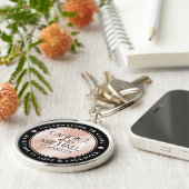 Porte-clés Elégante 30ème Mariage Pearl Anniversaire de céléb (Côté)