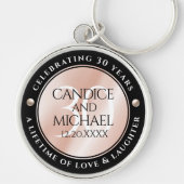 Porte-clés Elégante 30ème Mariage Pearl Anniversaire de céléb (Devant)