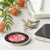 Porte-clés Elégante 80ème anniversaire du Mariage de Ruby (Côté)