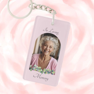 Porte-clés Elégante aquarelle rose Floral Keepsaké
