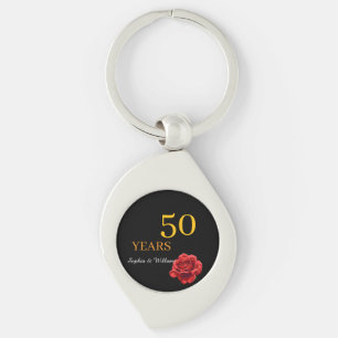 Porte-clés Élégante conservation florale - Romantique cadeau 
