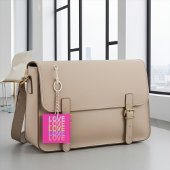 Porte-clés Elégante couleur "AMOUR" Typographie Art