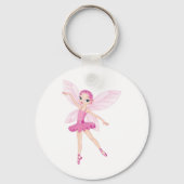 Porte-clés Élégante Fée De Ballerina Rose Pour Les Amateurs D (Verso)