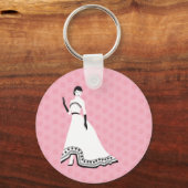 Porte-clés Élégante fille classique (Recto)