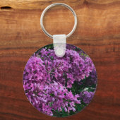 Porte-clés Élégante floraison de magenta violet profond fleur (Recto)
