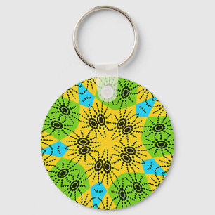 Porte-clés Elégante impression vectorielle africaine Spider M