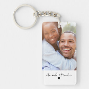 Porte-clés Élégante photo personnalisée