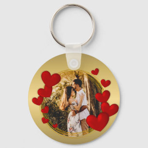 Porte-clés Élégantes Saint-Valentin, Amour, Cœur Rouge Annive