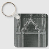 Porte-clés Élément architectural ancien, porte gothique (Recto)