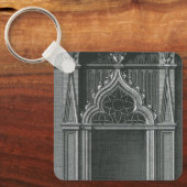 Porte-clés Élément architectural ancien, porte gothique (Recto)