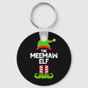 Porte-clés Élément de la famille Meemaw Noël Chausson Drôle d