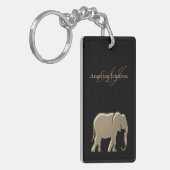 Porte-clés Élément Monogramme Or et Noir (Devant gauche)