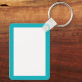 Porte-clés Éléments Art déco en vert turquoise (Verso)