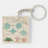 Porte-clés Éléments de Noël (Dos)