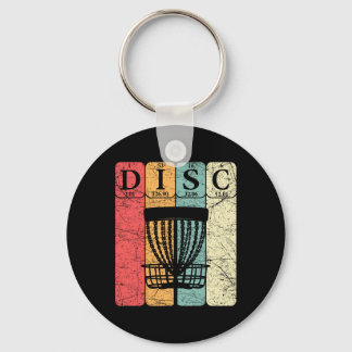 Porte-clés Éléments de tableau périodique de golf à disque jo