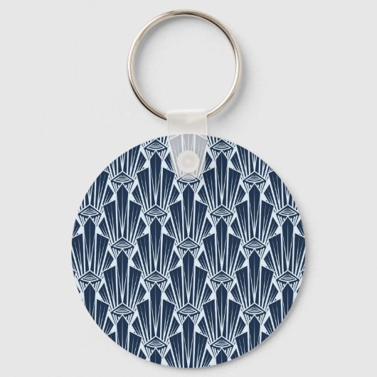 Porte-clés Éléments géométriques : Motif moderne stylisé (Recto)