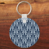 Porte-clés Éléments géométriques : Motif moderne stylisé (Recto)