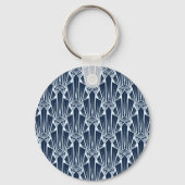 Porte-clés Éléments géométriques : Motif moderne stylisé (Verso)